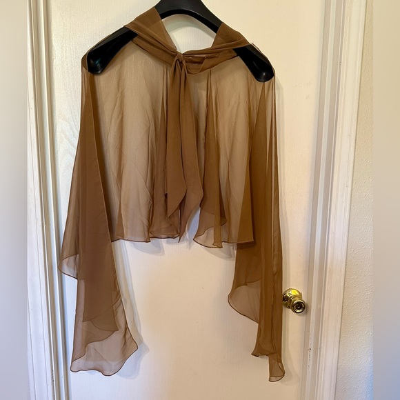 NWT Vintage Jack Bryan designed by Dupois formal dress with shawl - Picture 10 of 14